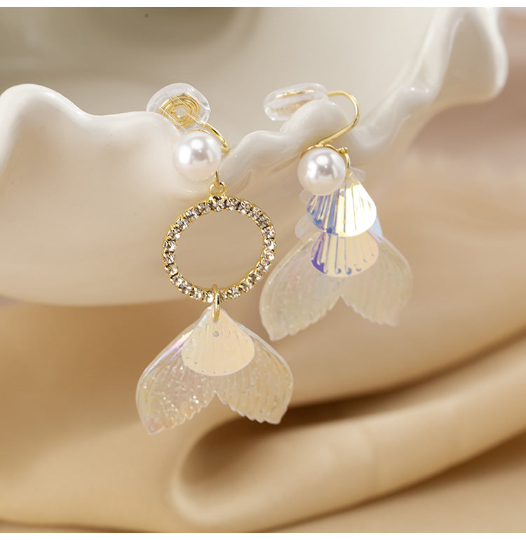 Mermaid Dream Asymmetrical Earrings