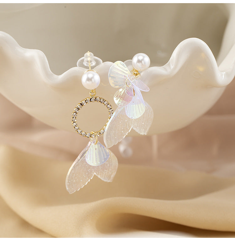 Mermaid Dream Asymmetrical Earrings