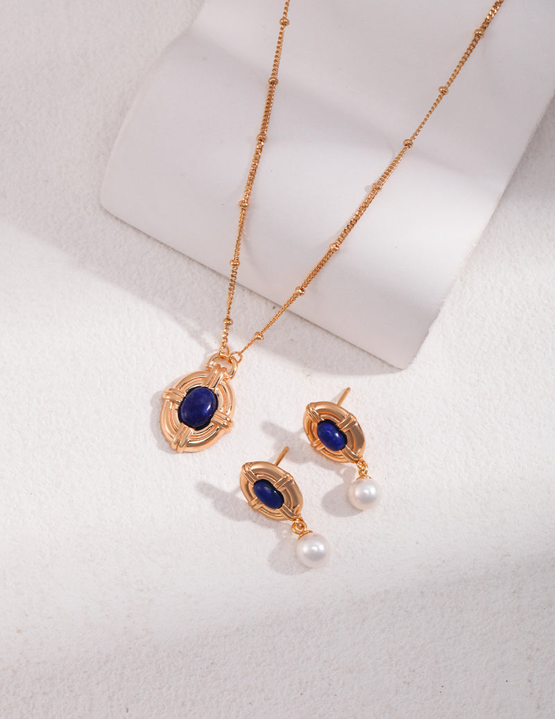 Lapis Luxe Ensemble Necklace