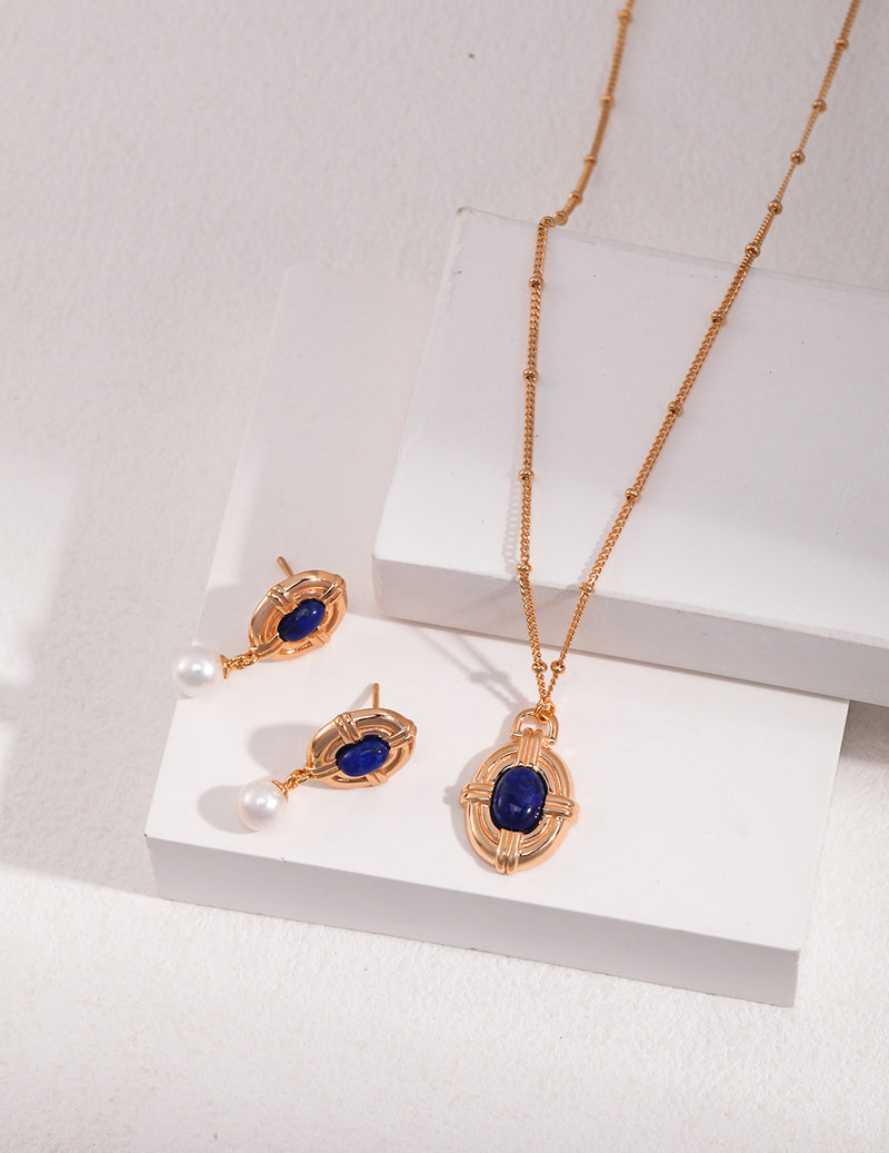 Lapis Luxe Ensemble Necklace