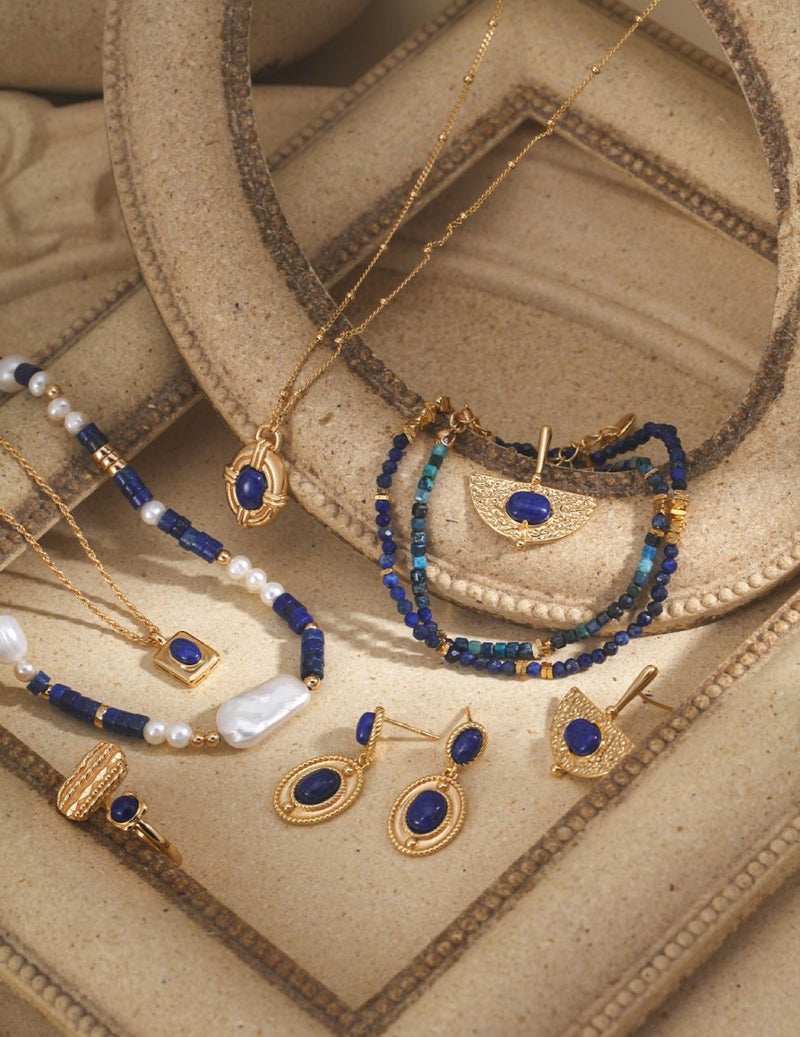 Lapis Luxe Ensemble Necklace